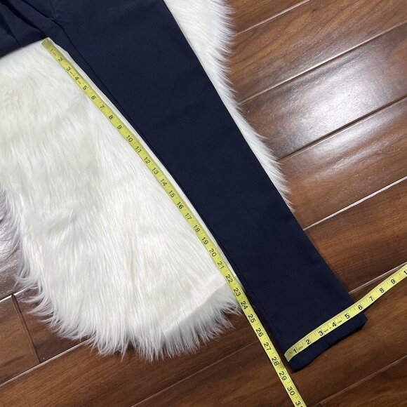 MM Lafleur Size 0 Petite Navy Blue Powerstretch The Foster Pants - Picture 5 of 10